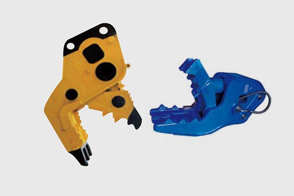How to install the hydraulic crushing clamp of the excavator