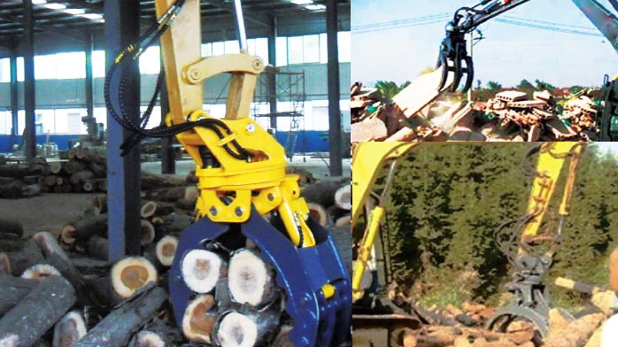 Replacing manpower and not afraid of handling large pieces of materials in various harsh environments